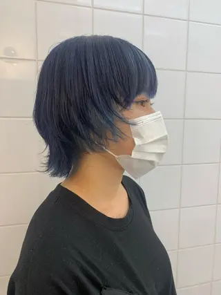 ショート カラー ヘアアレンジ 🧨ブリーチー×ボブ レイヤー💎じゅえるのヘアスタイル