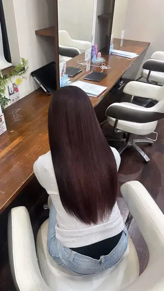 ロング カラー 梨菜/ハイトーン /ブリーチカラーのヘアスタイル