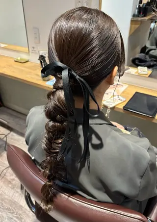ロング あらい まさえのヘアスタイル