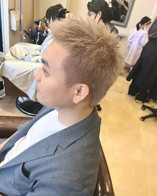 ショート カラー メンズ S.BLOOM 川崎 翔哉のヘアスタイル