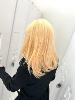 ミディアム レイヤー/ハッシュ 渋谷/サッタのヘアスタイル