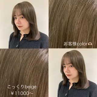 ミディアム 伊藤 りいなのヘアスタイル