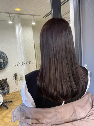 ミディアム 透明感/ツヤ髪/ さら艶/前田祥汰のヘアスタイル