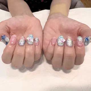 ネイル RIEKO🍒 ワンホン♡推しネイルのネイルデザイン