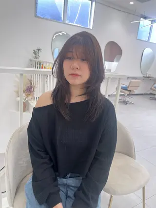 ミディアム N° Elune MIYUUのヘアスタイル