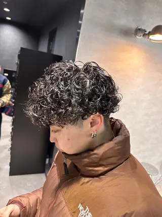 ショート パーマ メンズ 【メンズサロン】 BLUCK 横浜のヘアスタイル