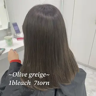 セミロング カラー 🌿透明感赤み消し Keishin🌿のヘアスタイル