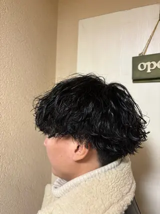 メンズ メンズカット/センタ ーパート /マミヤのヘアスタイル