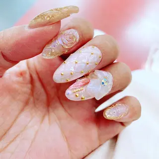 ネイル 🦋ネイルサロン ブラン🌈ゆりのネイルデザイン