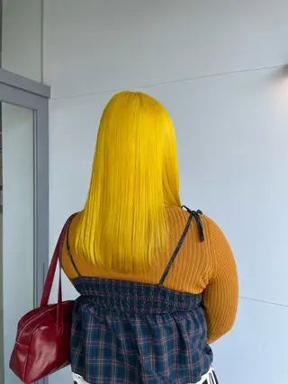 カラー 透明感/艶髪カラー/ 韓国/rinaのヘアスタイル