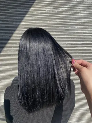 ミディアム カラー 透明感カラー 天羅のヘアスタイル