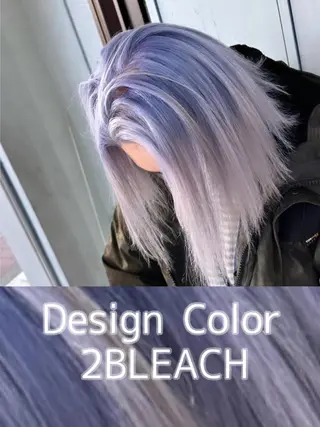 セミロング カラー ブリーチ人気No.1 MANATO🎨🌈のヘアスタイル