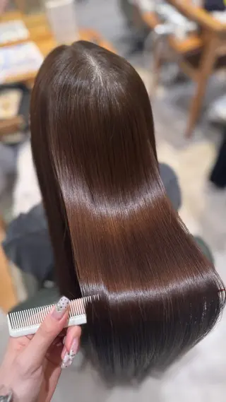 ロング カラー 韓国スタイル /一那のヘアスタイル