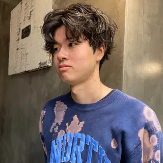 ショート パーマ ニュアンスデザイン/ SHOUTOのヘアスタイル