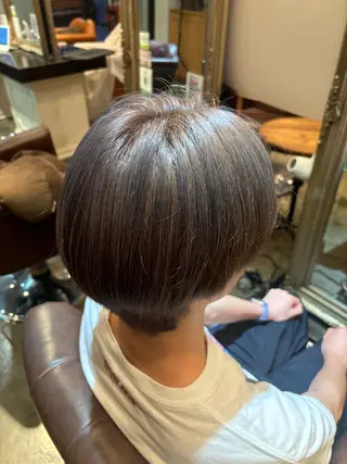 カラー メンズ 髪質改善カラー ブラウン🤎YUMEのヘアスタイル