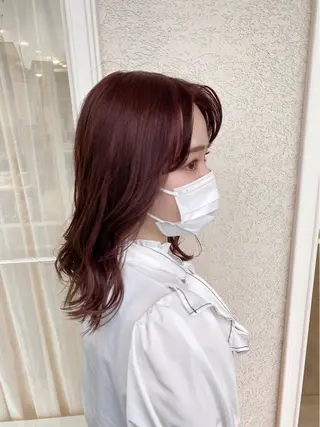 ミディアム YoLo ．所属・あかり🌷 カラーリストのヘアスタイル