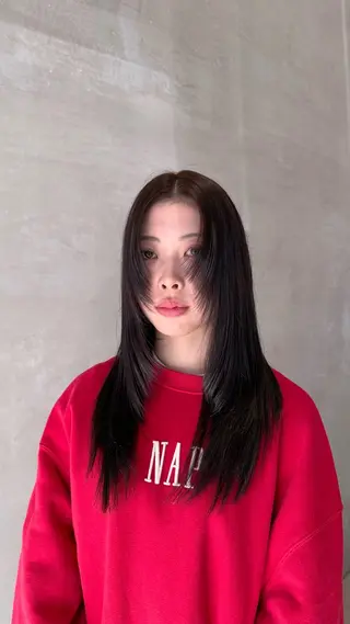 ロング カラー 三浦 斗翔のヘアスタイル