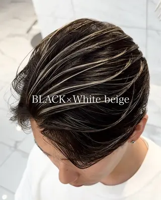 メンズ 白髪ぼかし/白髪 メッシュ/ゆうとのヘアスタイル