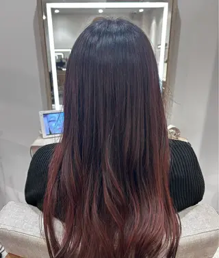 ロング カラー 菅原 琉偉のヘアスタイル