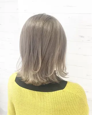 ミディアム カラー ✨艶髪✨透明感✨ 山内大樹のヘアスタイル