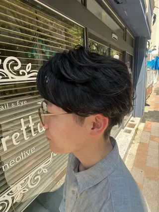 パーマ メンズ ヤシロケンタ メンズ特化のヘアスタイル