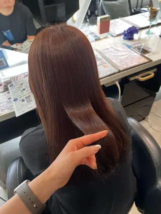 ロング カラー 韓国風顔まわり/ベー ジュ/マツエク♡美咲のマツエク・マツパデザイン