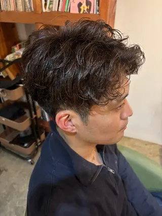 ショート メンズ 🌀メンズパーマ🌀 平川海夢のヘアスタイル