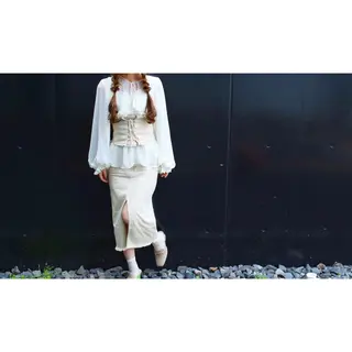 ロング 加藤 利基のヘアスタイル