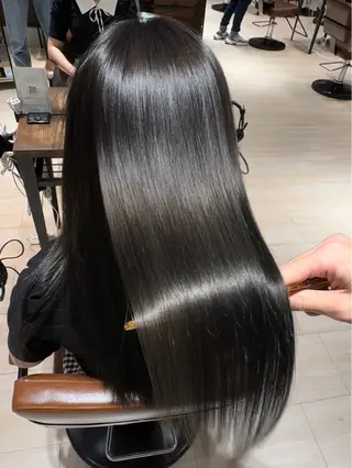 ロング 韓国ヘア🇰🇷× 髪質改善🫧テルのヘアスタイル