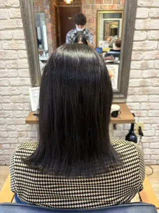 セミロング 田中 元規のヘアスタイル