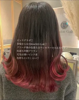 カラー ラベンダー/レイヤー スタイル🤎mamiのヘアスタイル