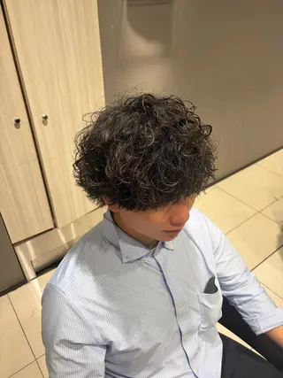 パーマ メンズ 関内/メンズパーマ/ 男性専門/菊池蒼大のヘアスタイル