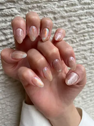 ロング カラー ヘアアレンジ キッズ ネイル マツエク・マツパ アイブロウ 福田 加奈のネイルデザイン