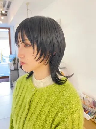 ショート カラー 安永 涼のヘアスタイル