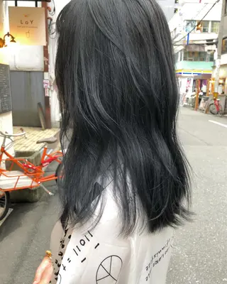 セミロング カラー luve heart's And Be minamisemba所属・脇坂 佳世の眉毛・アイブロウイメージ