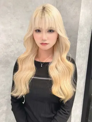 ロング カラー 🥇KEN /レイヤー/艶カラーのヘアスタイル