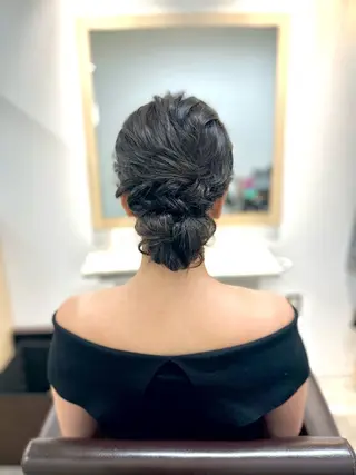 ヘアアレンジ 似合わせヘアメイク 💐オダギリチアキのヘアスタイル