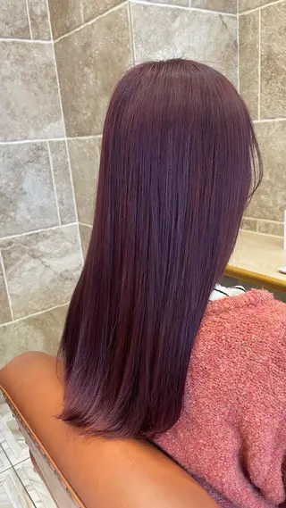 ロング カラー 松田 唯叶のヘアスタイル