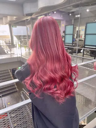 ロング Lavy kyoto所属・Lavy カラー&エクステのヘアスタイル