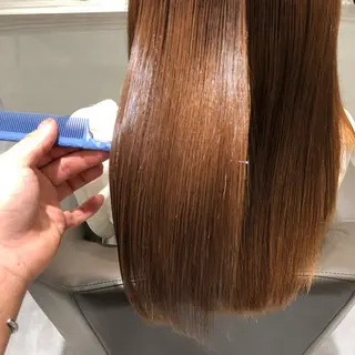 ロング ムトウセイマ/艶髪 /艶ケアWブリーチのヘアスタイル