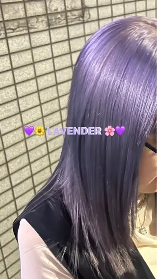 ロング カラー Lelie by artina所属・💚 AKI 💚のヘアスタイル