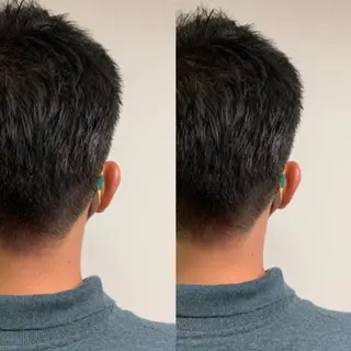 ショート メンズ ウスイマイコ カット/ケアカラーのヘアスタイル