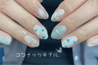 ネイル 神田 ココナッツのネイルデザイン