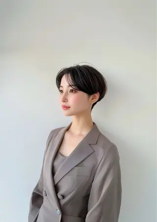 ショート ハイライトデザイン 特化/表参道/みづきのヘアスタイル