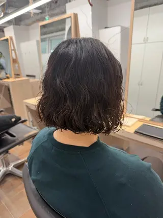 ミディアム パーマ miwa/ボブパーマ /モードボブのヘアスタイル