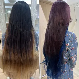 ロング カラー 高橋 香奈のヘアスタイル