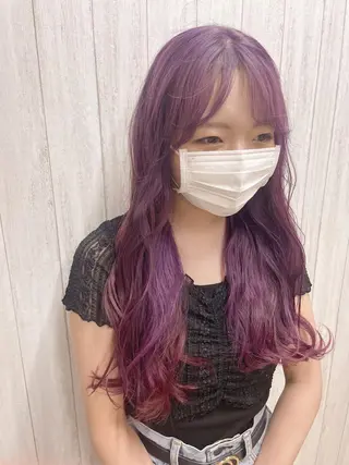 ロング カラー ケアブリーチ /髪質 改善/古橋圭史郎のヘアスタイル