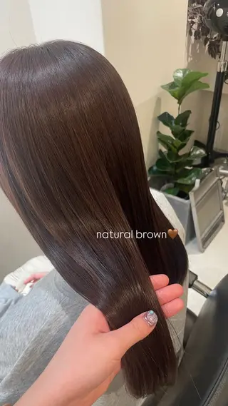 ロング カラー たかはし ゆうなのヘアスタイル