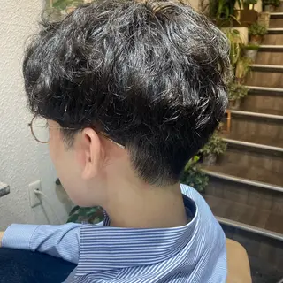 ショート パーマ Cocorokara所属・カナザワ アリッサのヘアスタイル