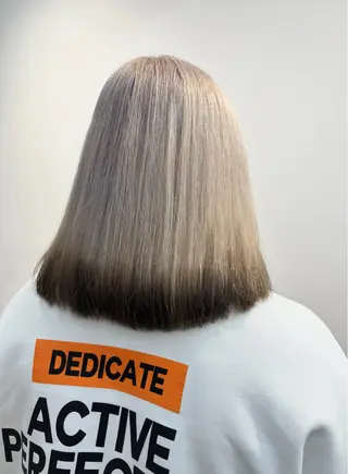 セミロング カラー 韓国メンズヘア☆ 韓国ボブYUTOのヘアスタイル